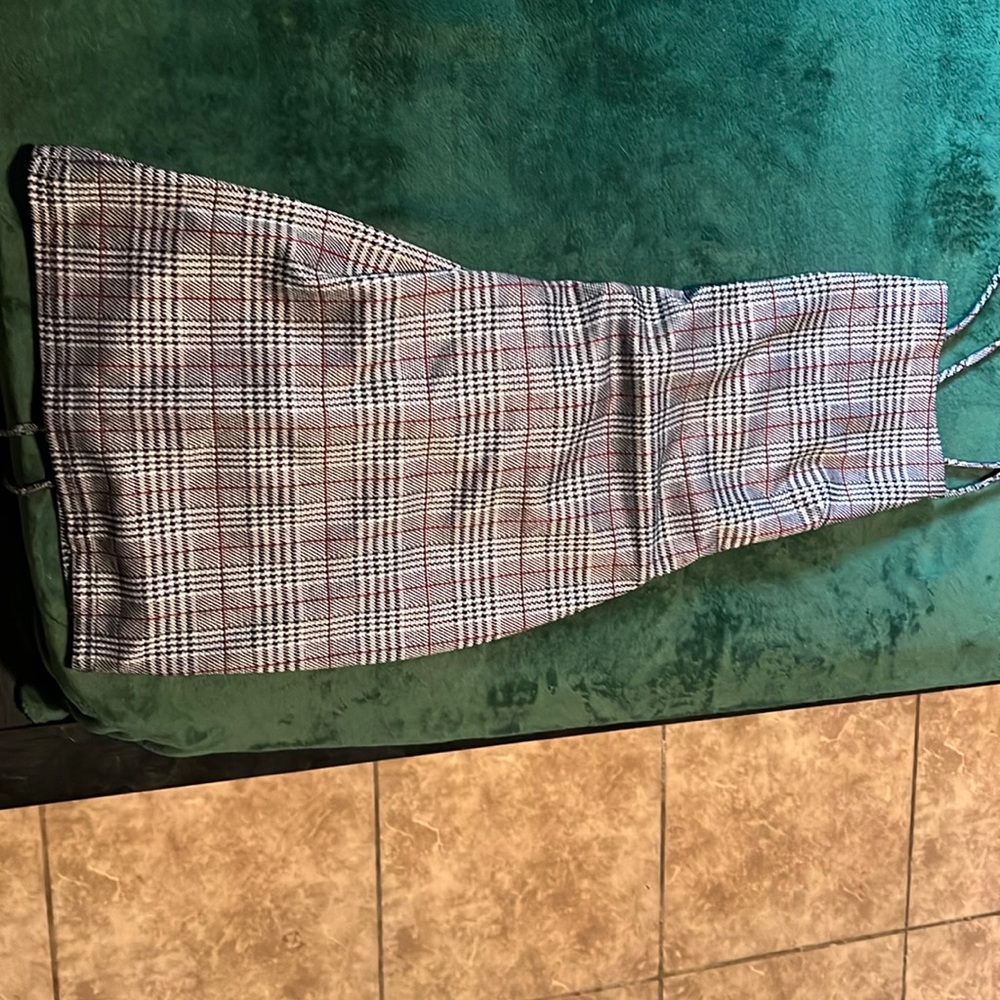 Open back mini dress